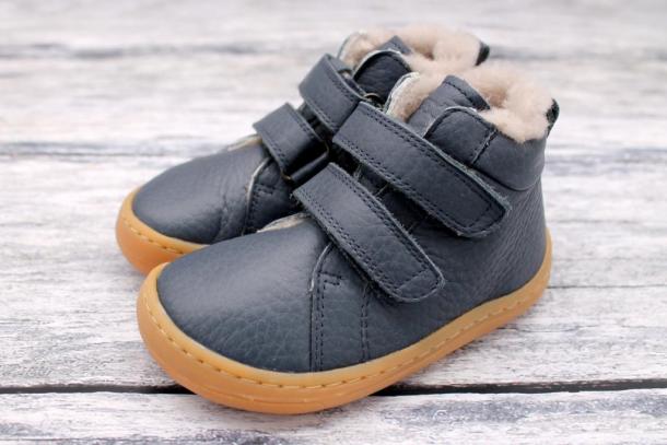 FRODDO - zimní barefoot boty, BLUE