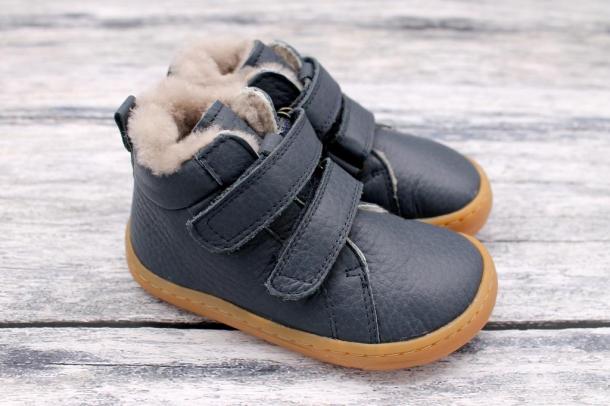 FRODDO - zimní barefoot boty, BLUE