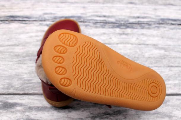 FRODDO - zimní barefoot boty, BORDEAUX