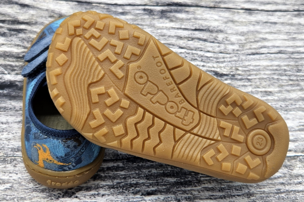 FRODDO Barefoot - textilní boty, tenisky, plátěnky DARK DENIM