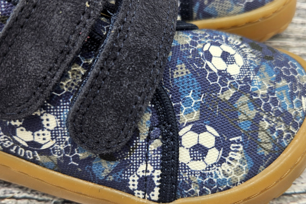 FRODDO Barefoot - textilní boty, tenisky, plátěnky BLUE