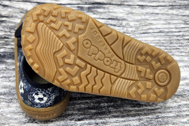 FRODDO Barefoot - textilní boty, tenisky, plátěnky BLUE