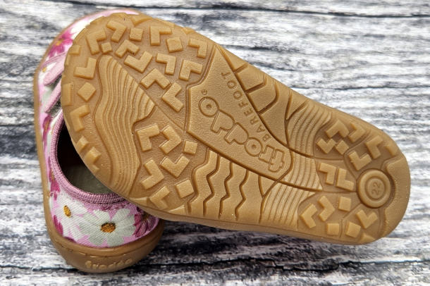 FRODDO Barefoot - textilní boty, tenisky, plátěnky FLOWERS