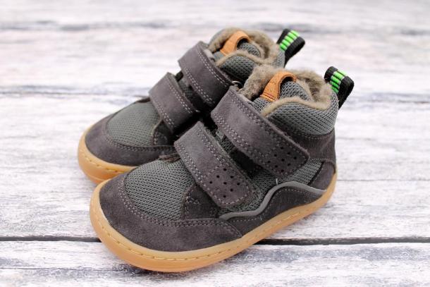 FRODDO - zimní barefoot boty, GREY