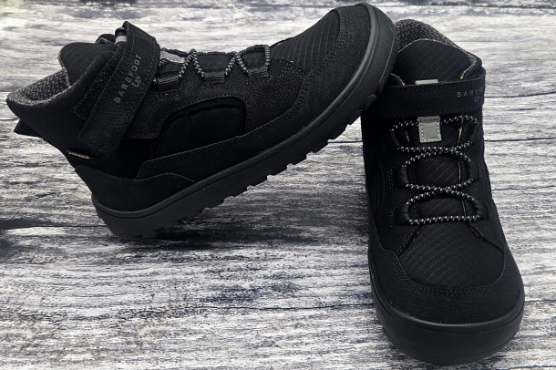 FRODDO - barefoot UP PATH TEX celoroční boty s membránou BLACK