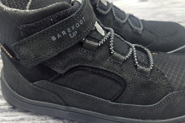 FRODDO - barefoot UP PATH TEX celoroční boty s membránou BLACK