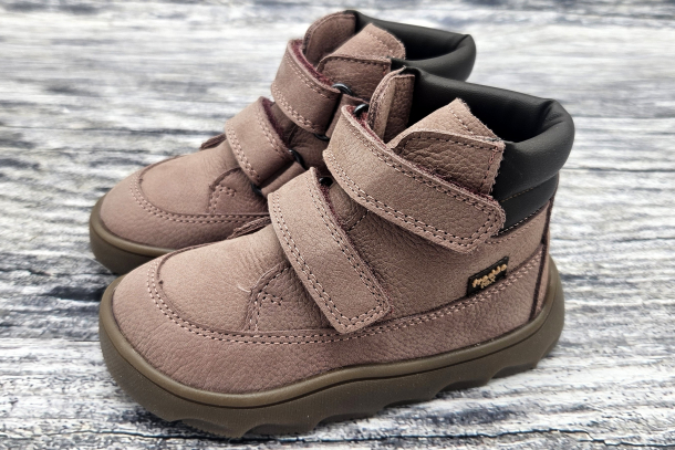 FRODDO - ZERU TEX barefoot celoroční boty s membránou PINK