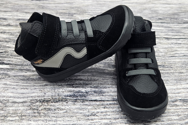 FRODDO - barefoot celoroční boty s membránou BLACK