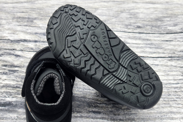 FRODDO - barefoot celoroční boty s membránou BLACK