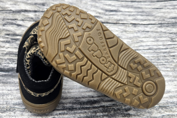 FRODDO - barefoot celoroční boty s membránou BEIGE+