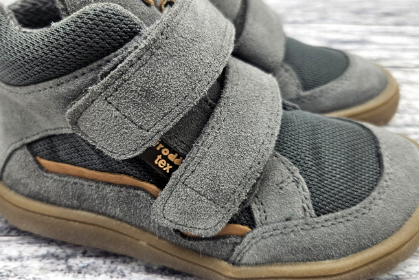 FRODDO - barefoot celoroční boty s membránou, GREY