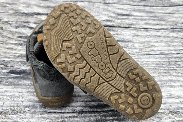 FRODDO - barefoot celoroční boty s membránou, GREY