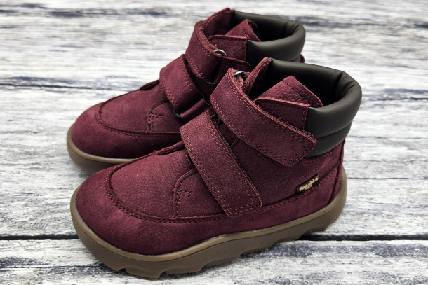 FRODDO - ZERU TEX barefoot celoroční boty s membránou BORDEAUX