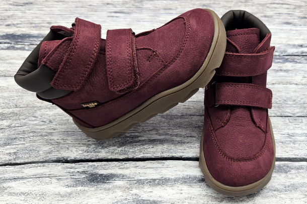 FRODDO - ZERU TEX barefoot celoroční boty s membránou BORDEAUX