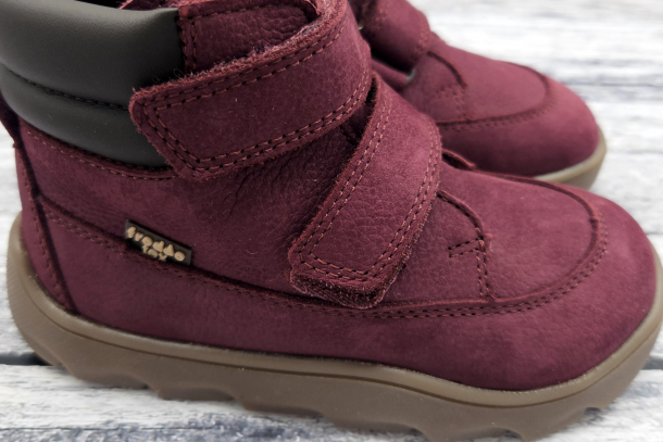 FRODDO - ZERU TEX barefoot celoroční boty s membránou BORDEAUX