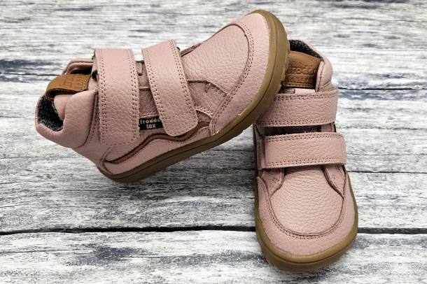 FRODDO - barefoot celoroční boty s membránou PINK