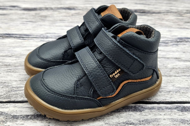 FRODDO - barefoot celoroční boty s membránou DARK BLUE