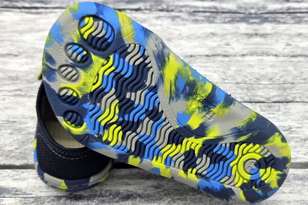 FRODDO Barefoot - textilní boty, tenisky, plátěnky BLUE+