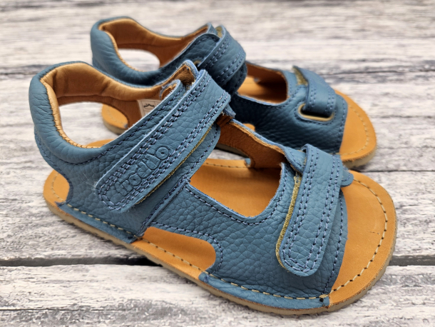 FRODDO Barefoot Flexy Mini - sandále, JEANS