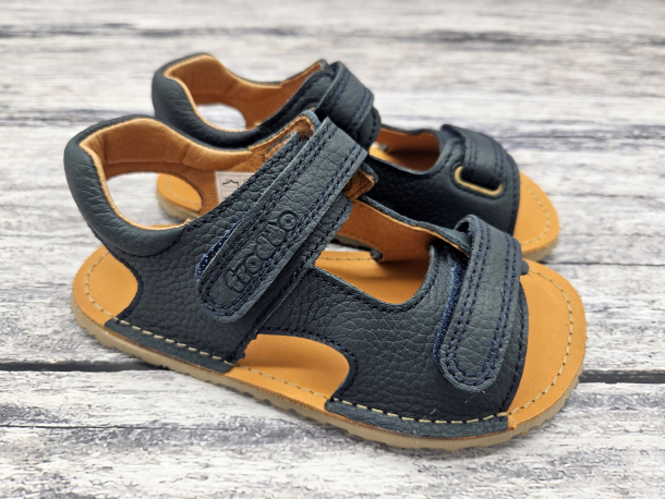 FRODDO Barefoot Flexy Mini - sandále, DARK BLUE