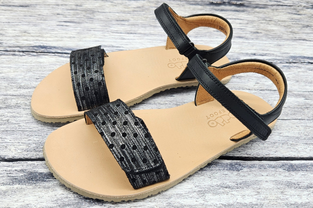 FRODDO Barefoot Flexy Lia - sandále, BLACK