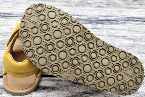 FRODDO Barefoot Flexy Mini - sandále, YELLOW