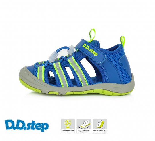 DD STEP - letní boty, sportovní sandály G065, BERMUDA BLUE II