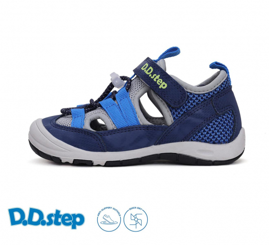DD STEP - letní boty, sportovní sandály G065, BLUE