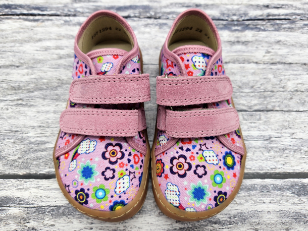 FRODDO Barefoot - textilní boty, tenisky, plátěnky MULTICOLOR