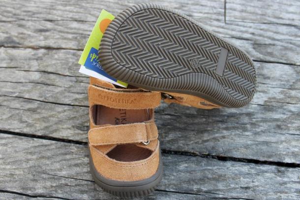 PROTETIKA - kožená letní barefoot obuv/ sandálky BERG, Brown