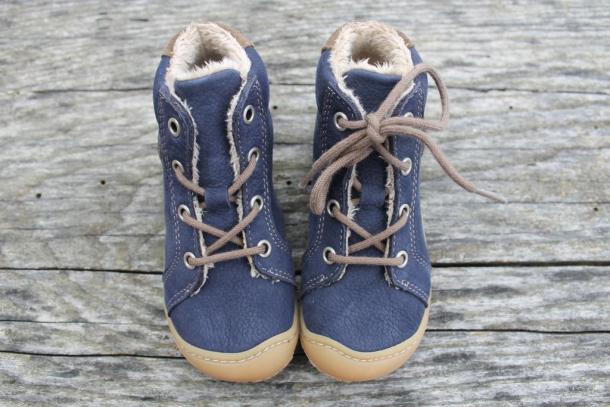 RICOSTA - zimní kožené barefoot boty GEORGIE SEE