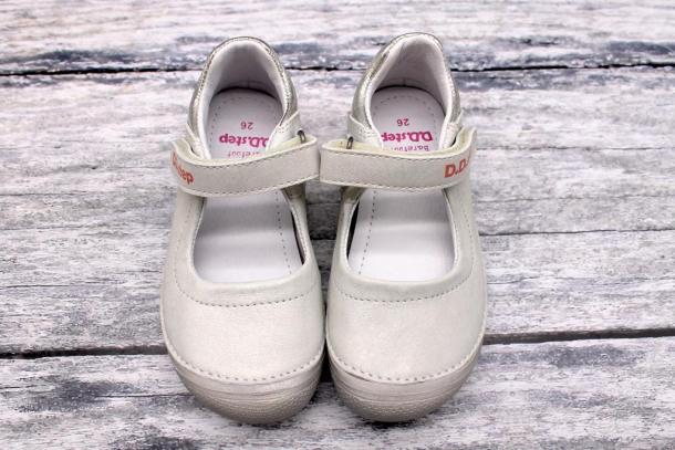 DD STEP - letní boty, baleríny 063, WHITE