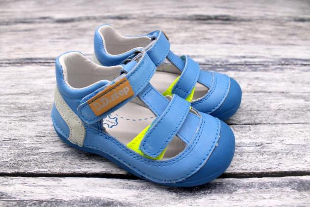 DD STEP - letní boty, sandále 015, SKY BLUE