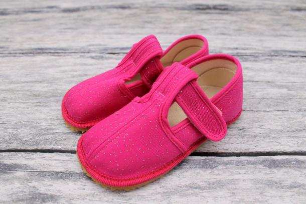 BEDA bačkůrky SLIM 2 - RŮŽOVÁ TŘPYTKA/ PINK SHINE