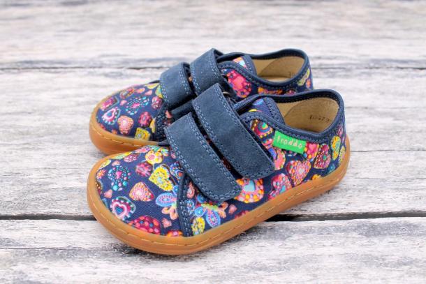 FRODDO Barefoot - textilní boty, tenisky, DENIM +