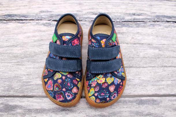 FRODDO Barefoot - textilní boty, tenisky, DENIM +