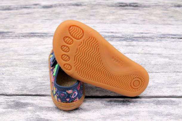 FRODDO Barefoot - textilní boty, tenisky, DENIM +