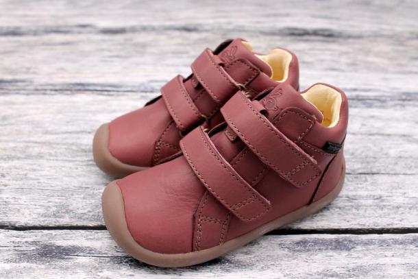 BUNDGAARD - Walk Velcro TEX, DARK ROSE