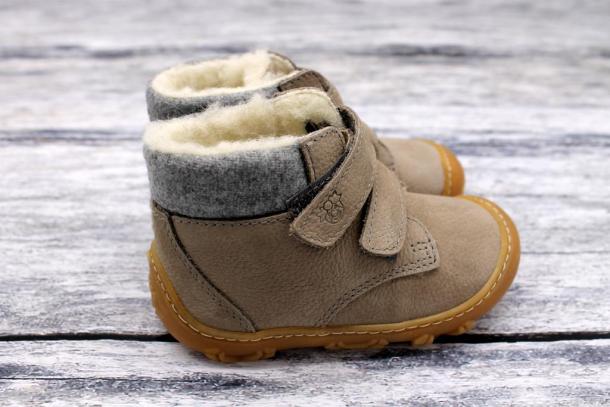 RICOSTA - zimní kožené barefoot boty NICO KIES