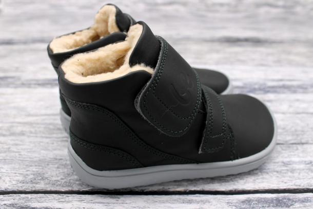 BE LENKA PANDA - zimní boty, CHARCOAL BLACK