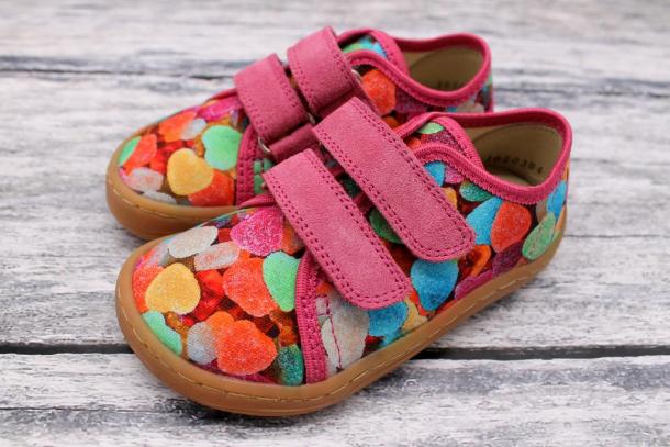 FRODDO Barefoot - textilní boty, tenisky, plátěnky, MULTICOLOR