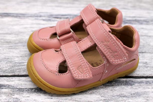 LURCHI - kožené letní boty, sandále Nando Nappa ROSE