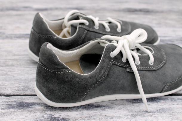 BEDA - kožené celoroční boty se zpevněnou patou, WHITE MOON