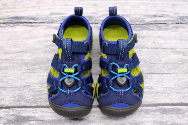 KEEN - Seacamp II CNX sandálky, BLUE DEPTHS/ CHARTREUSE 2022