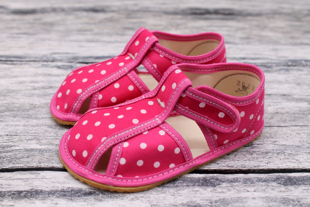 BABY BARE - Shoe Slippers, přezůvky, PINK DOT