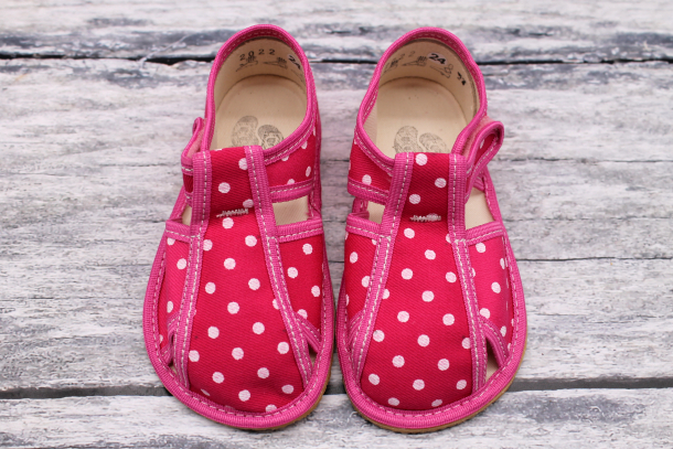 BABY BARE - Shoe Slippers, přezůvky, PINK DOT