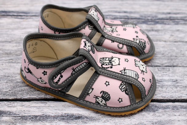 BABY BARE - Shoe Slippers, přezůvky, PINK CAT
