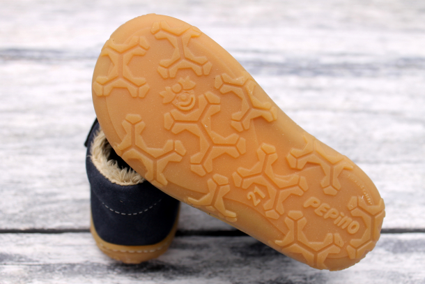 RICOSTA - zimní kožené barefoot boty CRUSTY SEE