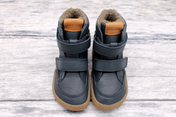 FRODDO - vyšší barefoot zimní boty 2022, BLUE