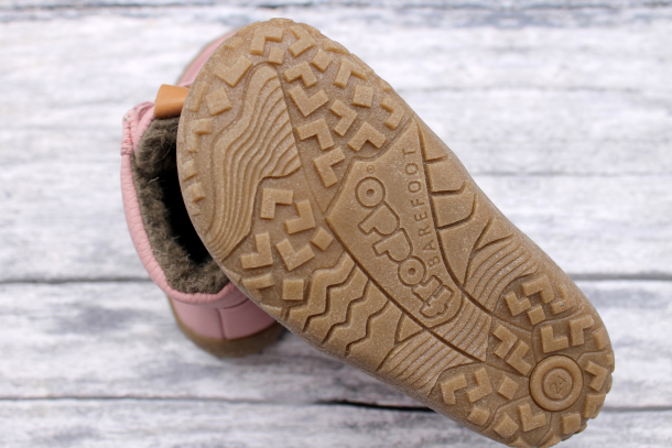 FRODDO - vyšší barefoot zimní boty 2022, PINK
